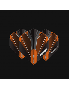 Winmau Darts Winmau Prism Alpha Black and Orange 152 Standard Dart Flights
