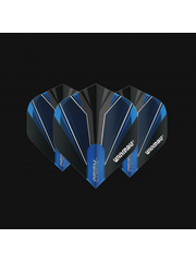 Winmau Darts Winmau Prism Alpha Black and Blue 153 Standard Dart Flights