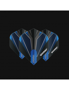 Winmau Darts Winmau Prism Alpha Black and Blue 153 Standard Dart Flights