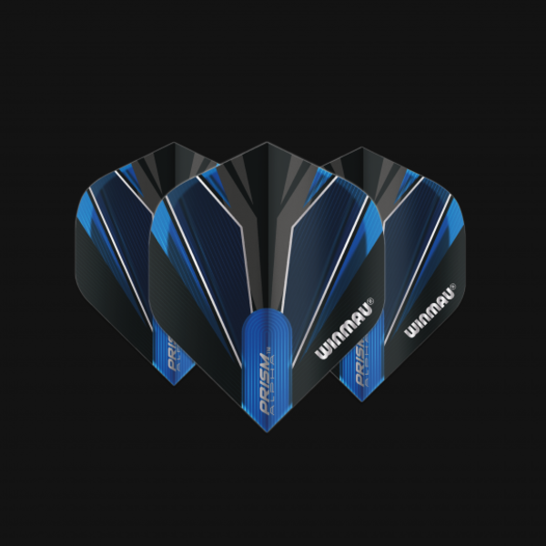 Winmau Darts Winmau Prism Alpha Black and Blue 153 Standard Dart Flights