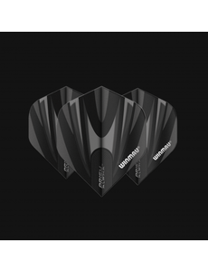 Winmau Darts Winmau Prism Alpha Black and Grey 156 Standard Dart Flights