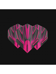 Winmau Darts Winmau Prism Alpha Black and Pink 161 Standard Dart Flights