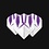 Winmau Darts Winmau Prism Alpha White and Purple 177 Standard Dart Flights