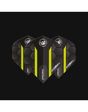 Winmau Darts Winmau Prism Alpha Black and Green Hexagon 181 Standard Dart Flights