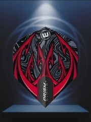 Winmau Darts Winmau Prism Alpha Grey and Red 195 Standard Dart Flights
