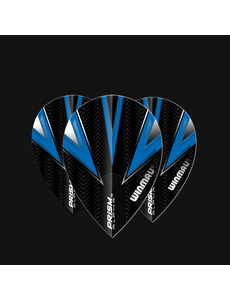 Winmau Darts Winmau Prism Alpha Black and Blue 401 Pear Dart Flights