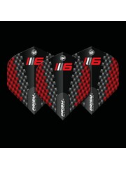 Winmau Darts Winmau Prism Alpha Black and Red Blade 6 701 Standard Dart Flights