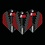 Winmau Darts Winmau Prism Alpha Black and Red Blade 6 701 Standard Dart Flights