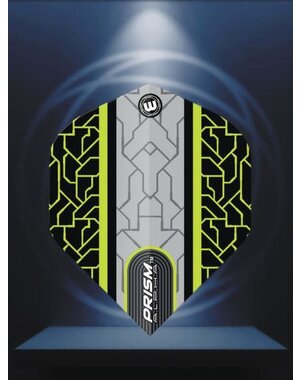 Winmau Darts Winmau Prism Alpha Black and Yellow 702 Standard Dart Flights
