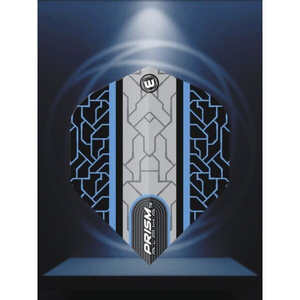 Winmau Darts Winmau Prism Alpha Black and Blue 705 Standard Dart Flights