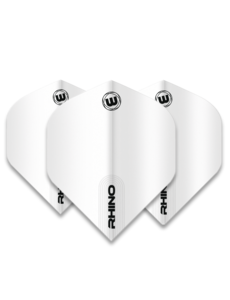 Winmau Darts Winmau Rhino White Standard Dart Flights