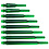 COSMO DARTS Cosmo Fit Gear Normal Locked Clear Green Dart Shafts