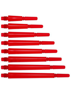 COSMO DARTS Cosmo Fit Gear Normal Locked Clear Red Dart Shafts