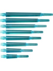 COSMO DARTS Cosmo Fit Gear Normal Locked  Clear Lite Blue Dart Shafts