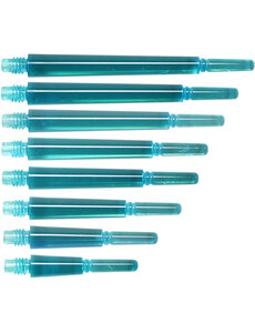 COSMO DARTS Cosmo Fit Gear Normal Locked  Clear Lite Blue Dart Shafts
