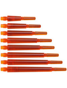 COSMO DARTS Cosmo Fit Gear Normal Locked Clear Orange Dart Shafts