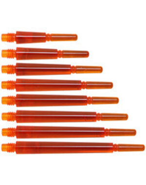 COSMO DARTS Cosmo Fit Gear Normal Locked Clear Orange Dart Shafts