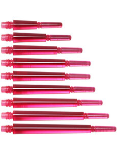 COSMO DARTS Cosmo Fit Gear Normal Locked Clear Pink Dart Shafts