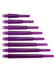 COSMO DARTS Cosmo Fit Gear Normal Locked Clear Purple Dart Shafts