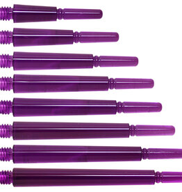 COSMO DARTS Cosmo Fit Gear Normal Locked Clear Purple Dart Shafts