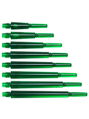 COSMO DARTS Cosmo Fit Gear Normal Spinning Clear Green Dart Shafts