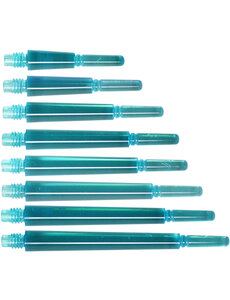 COSMO DARTS Cosmo Fit Gear Normal Spinning Clear Lite Blue Dart Shafts