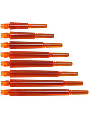 COSMO DARTS Cosmo Fit Gear Normal Spinning Clear Orange Dart Shafts