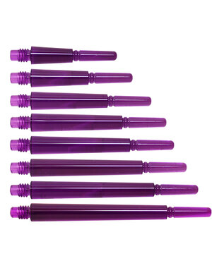 COSMO DARTS Cosmo Fit Gear Normal Spinning Clear Purple Dart Shafts