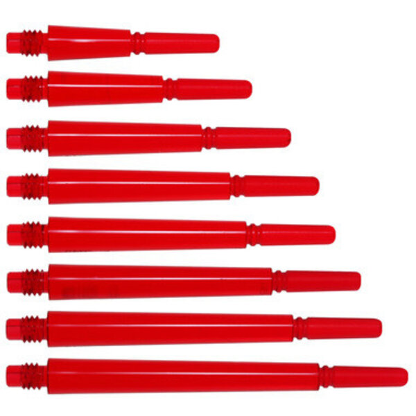 COSMO DARTS Cosmo Fit Gear Normal Spinning Clear Red Dart Shafts