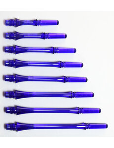 COSMO DARTS Cosmo Fit Gear Slim Locked Clear Dark Blue Dart Shafts