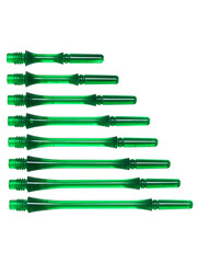COSMO DARTS Cosmo Fit Gear Slim Locked Clear Green Dart Shafts