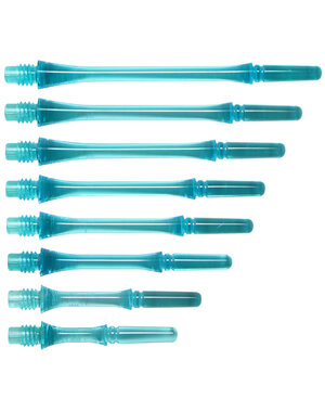 COSMO DARTS Cosmo Fit Gear Slim Locked Clear Lite Blue Dart Shafts