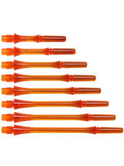 COSMO DARTS Cosmo Fit Gear Slim Locked Clear Orange Dart Shafts