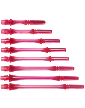 COSMO DARTS Cosmo Fit Gear Slim Locked Clear Pink Dart Shafts