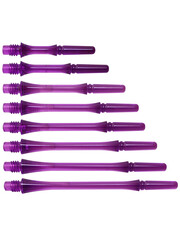 COSMO DARTS Cosmo Fit Gear Slim Locked Clear Purple Dart Shafts