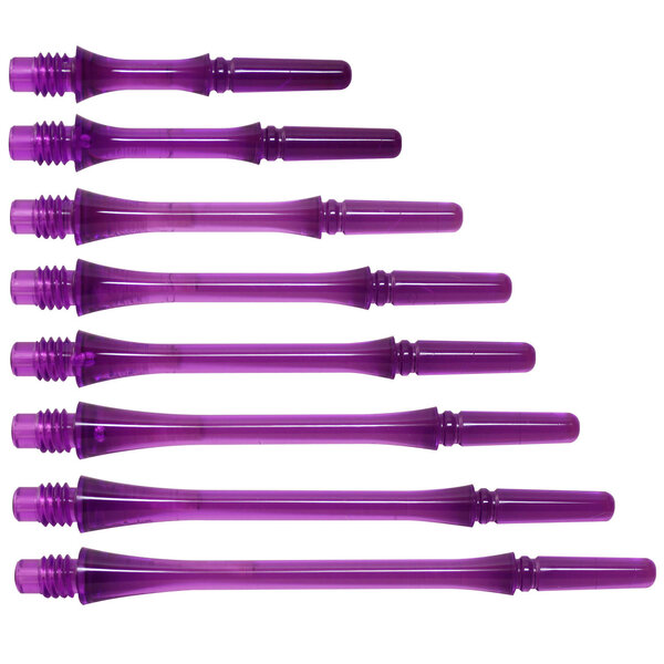 COSMO DARTS Cosmo Fit Gear Slim Locked Clear Purple Dart Shafts