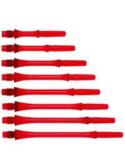 COSMO DARTS Cosmo Fit Gear Slim Locked Clear Red Dart Shafts