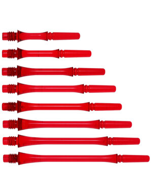 COSMO DARTS Cosmo Fit Gear Slim Locked Clear Red Dart Shafts