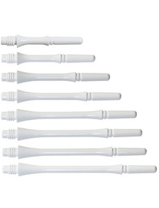 COSMO DARTS Cosmo Fit Gear Slim Locked White Dart Shafts