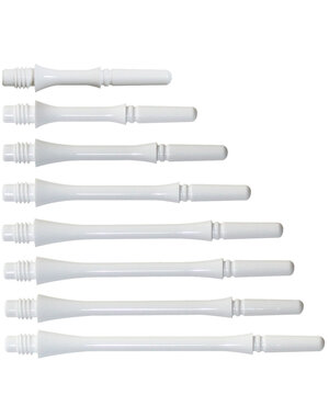 COSMO DARTS Cosmo Fit Gear Slim Locked White Dart Shafts
