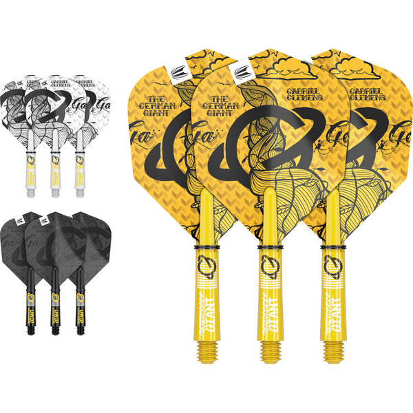 Target Darts Target Ink Gabriel Clemens Flight & Shaft Kit