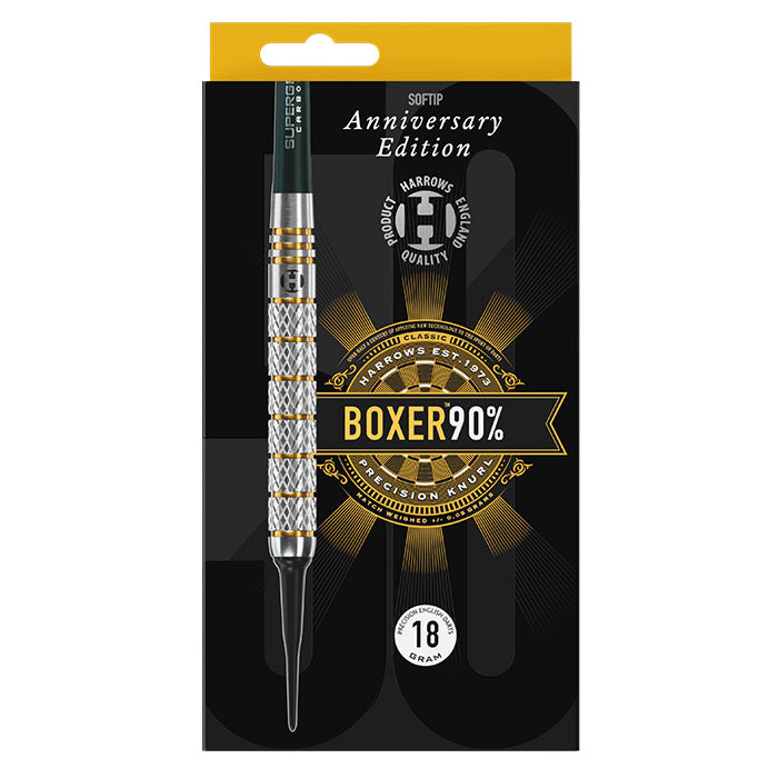 【通販 人気】 Boxer Harrows Parallel Tip Soft 18g Anniversary 50th 90% ダーツ