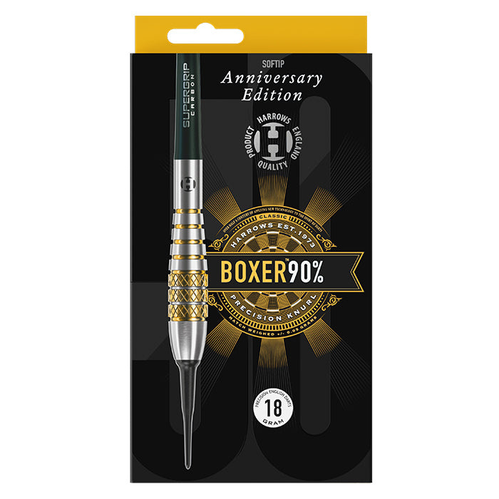 Harrows Boxer Anniversary Edition Soft Tip Darts - 18gm