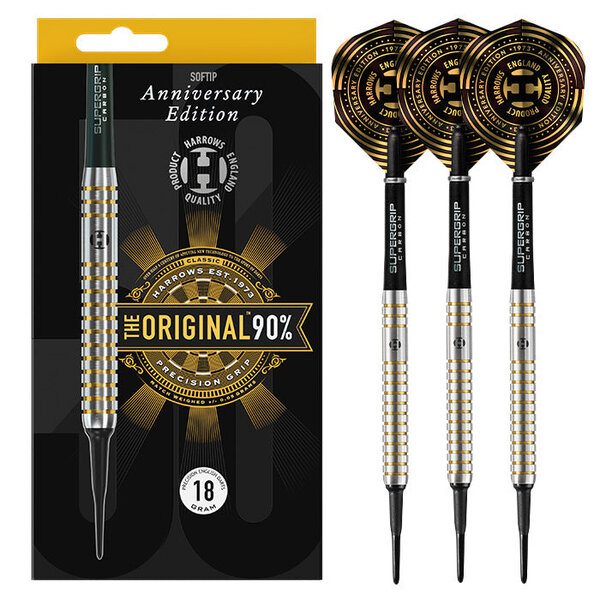 Harrows Darts Harrows The Original 90% 50th Anniversary 18g Soft Tip Darts