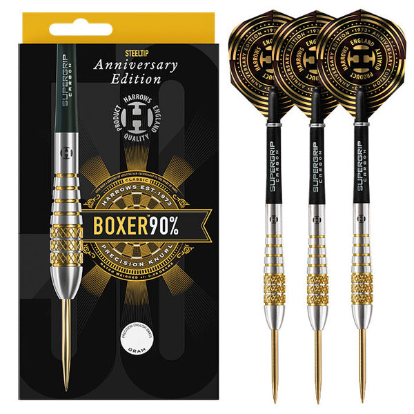 Harrows Darts Harrows Boxer Bomb 90% 50th Anniversary Steel Tip Darts