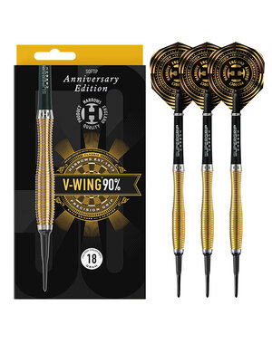 Harrows Darts Harrows V-Wing 90% 50th Anniversary 18g Soft Tip Darts