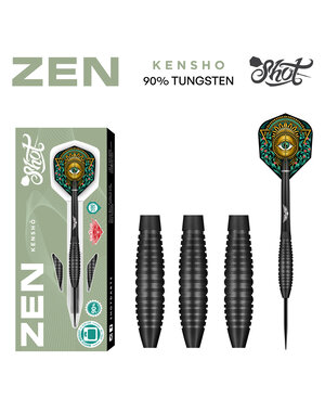 SHOT DARTS Shot Zen Kensho 90% Steel Tip Darts