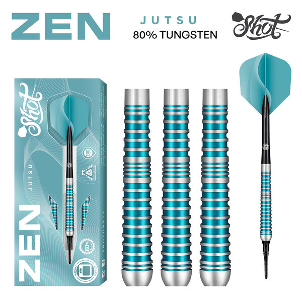 SHOT DARTS Shot Zen Jutsu 2.0 80% Soft Tip Darts
