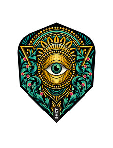 SHOT DARTS Shot Zen Kensho Dart Flight Set-Small Standard