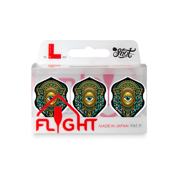 SHOT DARTS Shot L-Style EZ L1 Zen Kensho Dart Flight Set